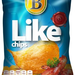 LIKE chips s příchutí slaniny