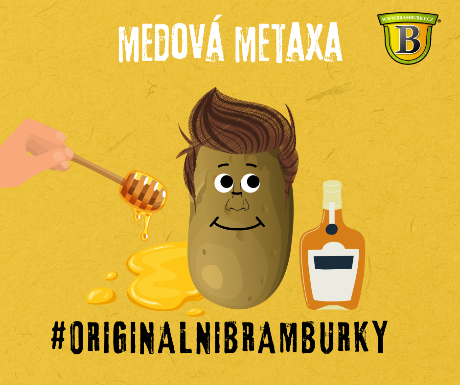 Originální hospodské brambůrky s příchutí medové Metaxy