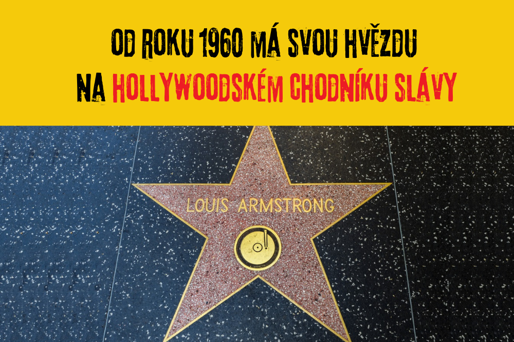 Louis Armstrong: Zajímavosti, hvězda na Hollywoodském chodníku slávy