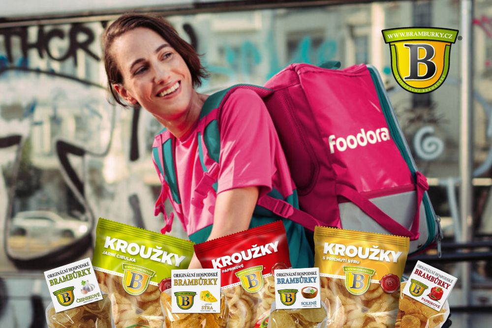 Originální brambůrky na Foodora.cz