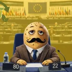Ilustrace brambory jakožto politika v EU
