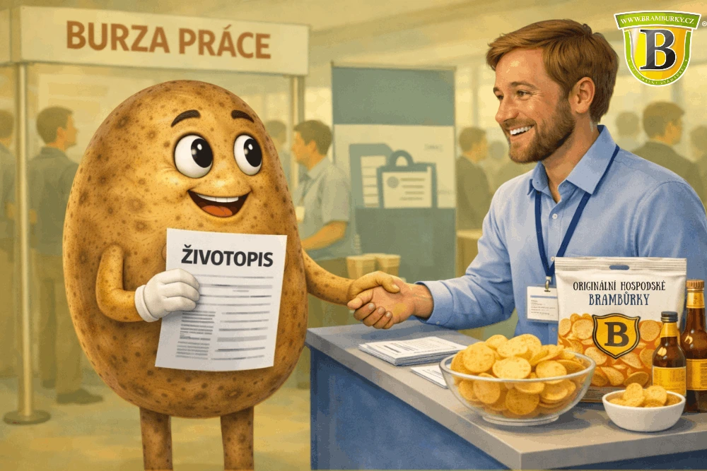 Ilustrativní obrázek brambory s životopisem na burze práce