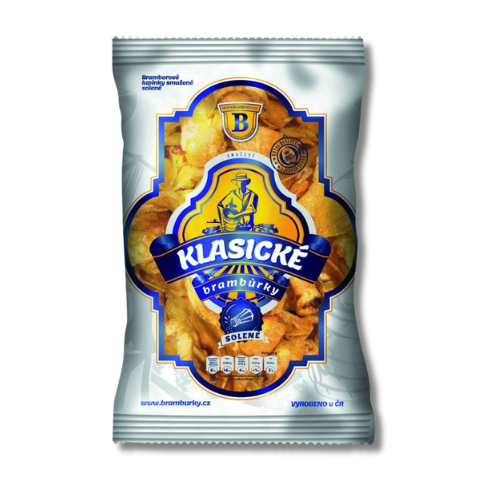 Klasické solené brambůrky