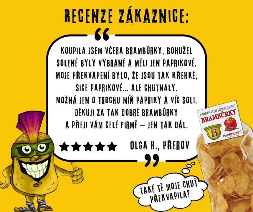 Originální hospodské brambůrky